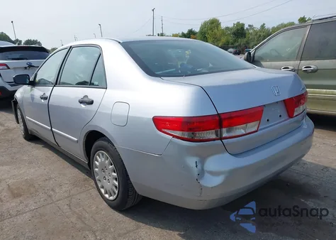 2003 Honda Accord 2.4 Dx from USA, damaged, VIN 1HGCM56113A122509